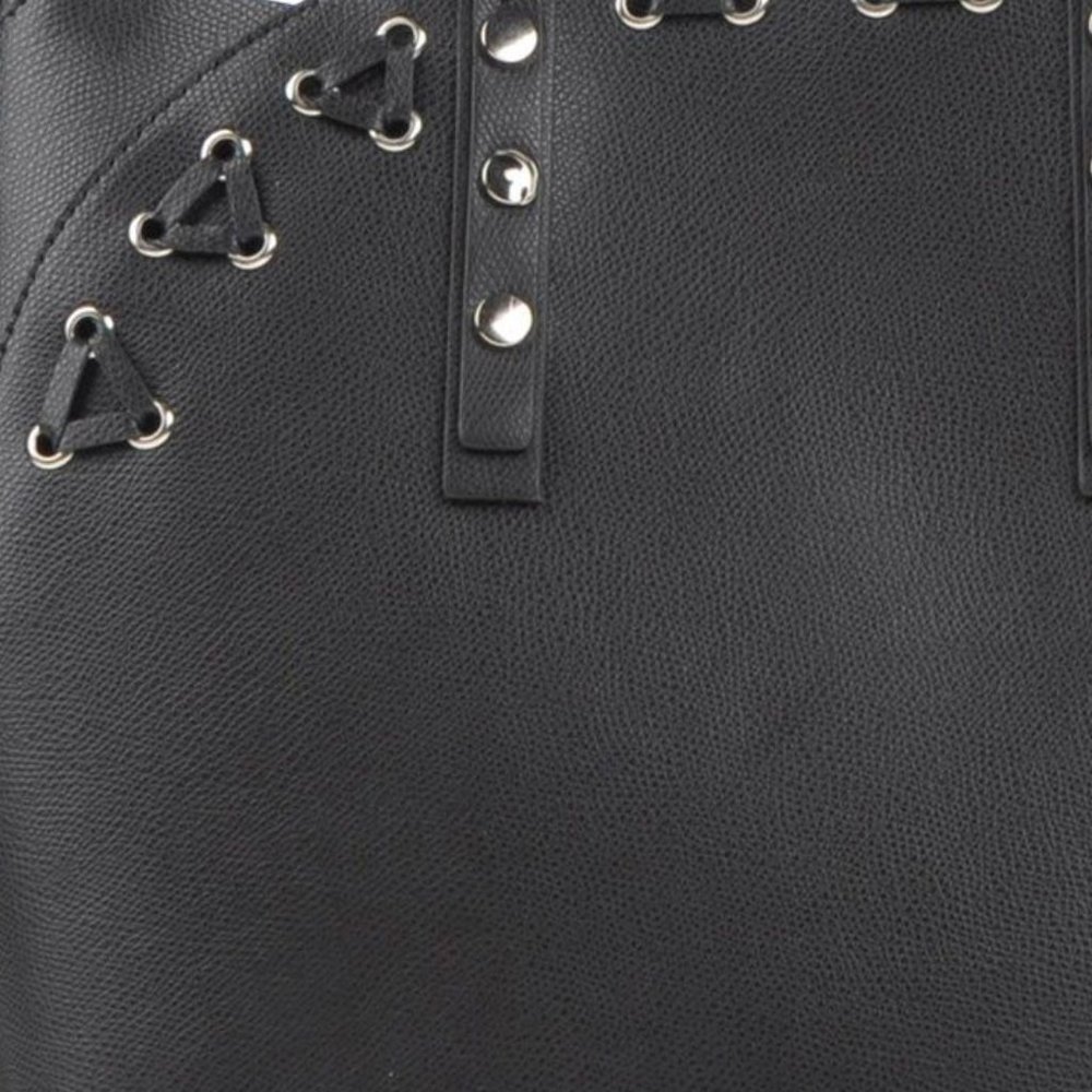NEW Borse in Pelle Italy black leather‎ bag - Picture 4 of 4
